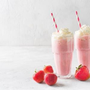 Milkshakes à la fraise